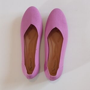•Semwiss• Pink Comfortable Knit Ballet Flats